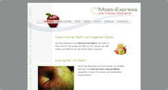 Desktop Screenshot of most-express.de