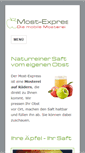 Mobile Screenshot of most-express.de